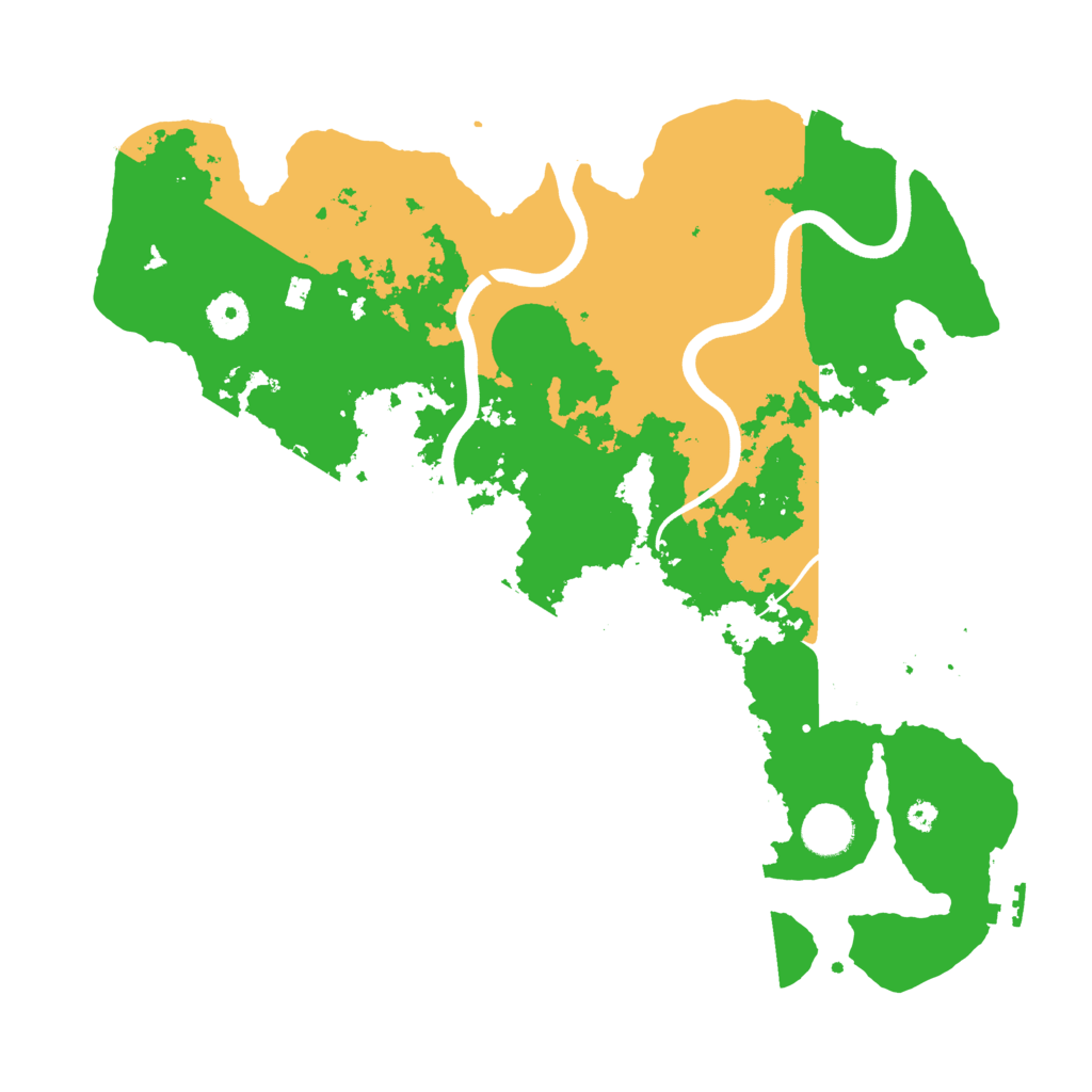 Biome Rust Map: Procedural Map, Size: 3750, Seed: 735002641