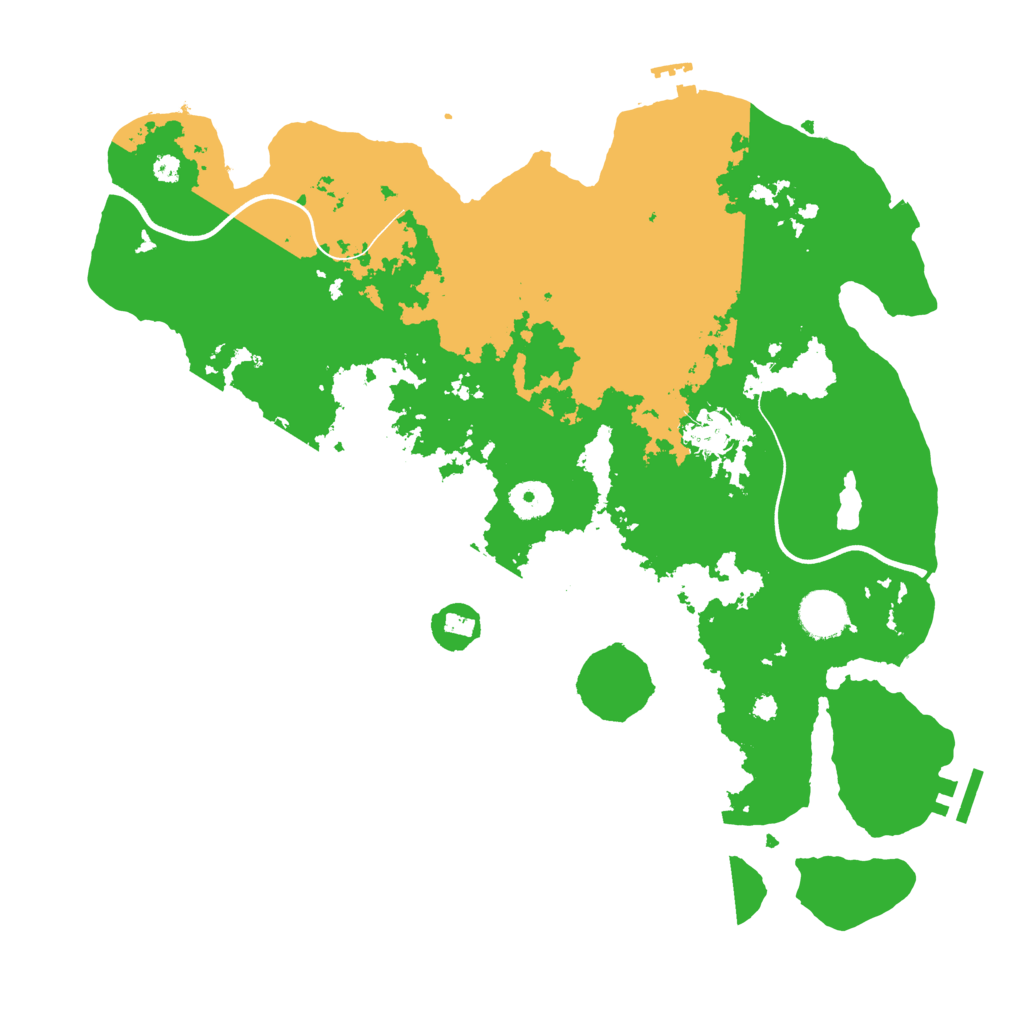 Biome Rust Map: Procedural Map, Size: 3750, Seed: 735002641