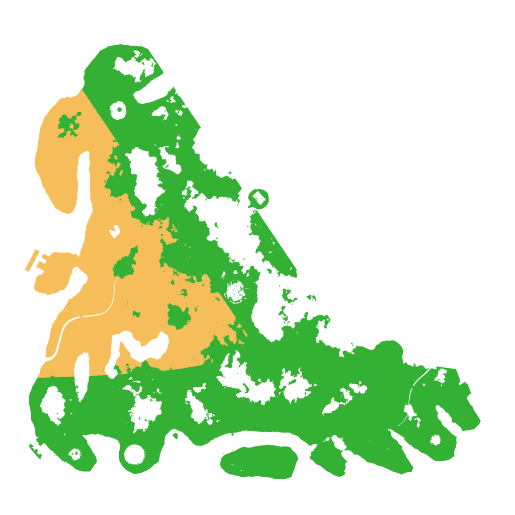 Biome Rust Map: Procedural Map, Size: 4500, Seed: 22080