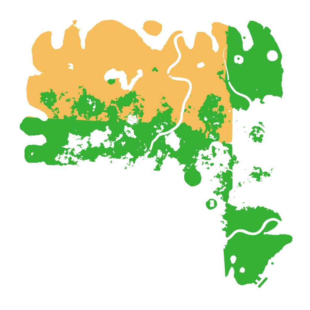 Biome Rust Map: Procedural Map, Size: 5000, Seed: 455961895