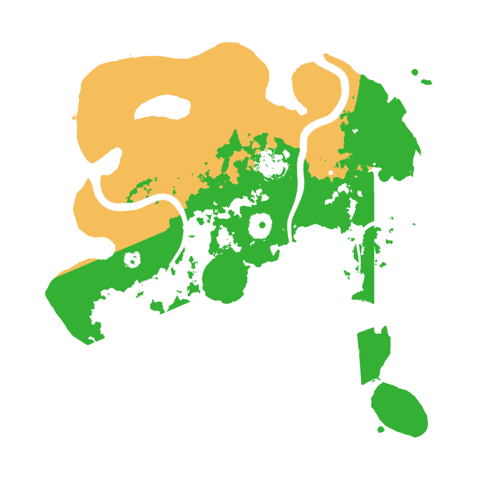 Biome Rust Map: Procedural Map, Size: 3000, Seed: 928429282