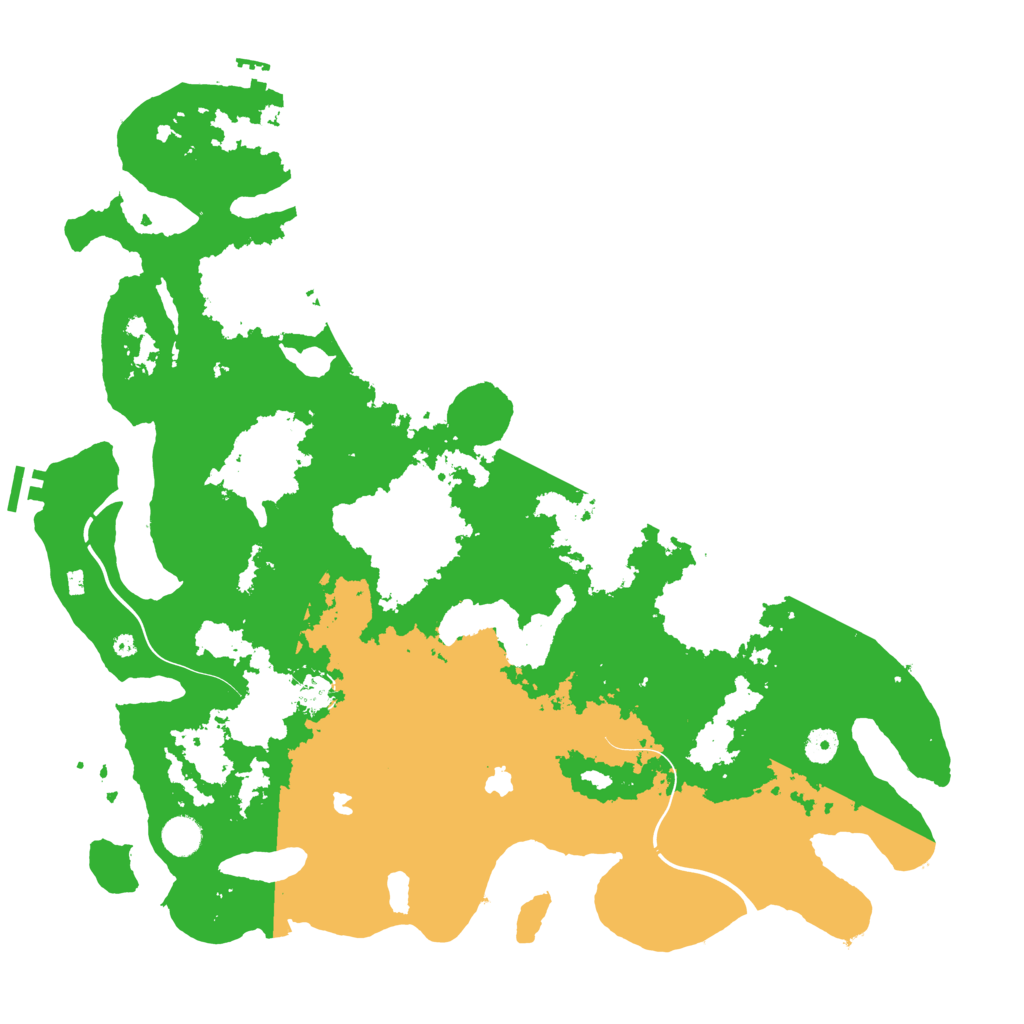 Biome Rust Map: Procedural Map, Size: 4500, Seed: 1556424508