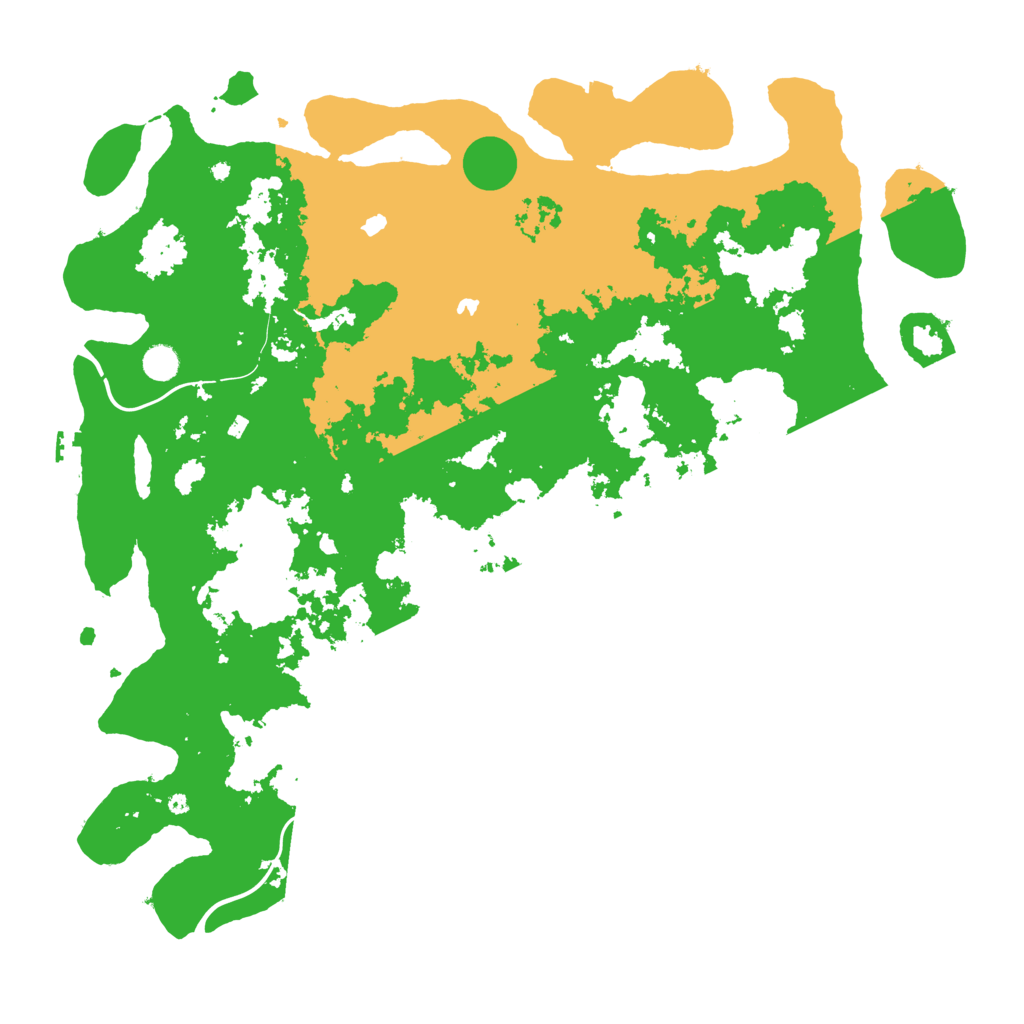 Biome Rust Map: Procedural Map, Size: 5000, Seed: 57899434