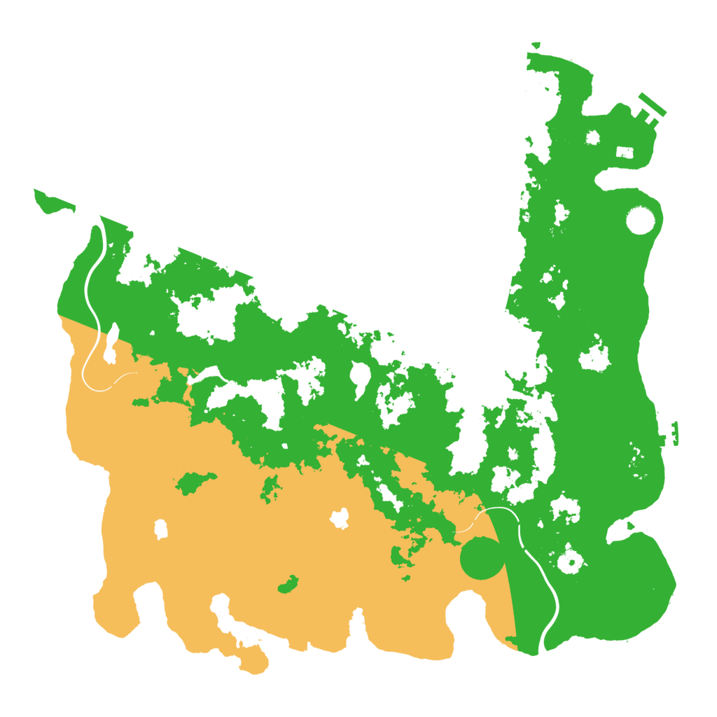 Biome Rust Map: Procedural Map, Size: 4500, Seed: 24020130