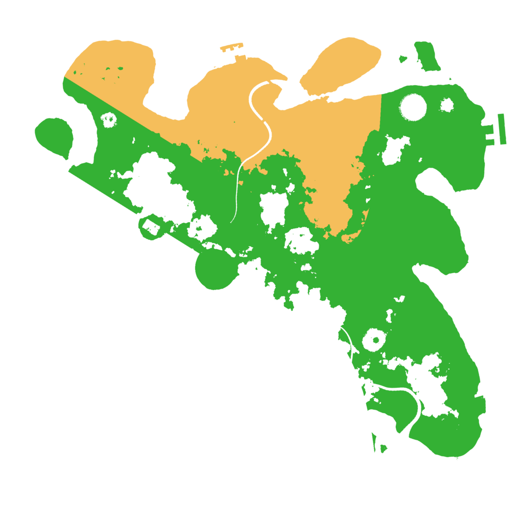 Biome Rust Map: Procedural Map, Size: 3450, Seed: 9781325