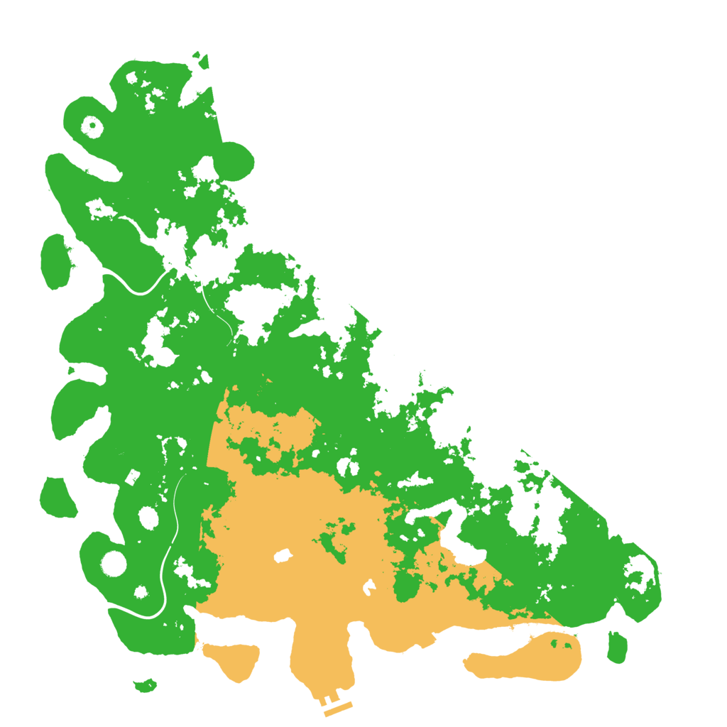 Biome Rust Map: Procedural Map, Size: 5000, Seed: 1840391863