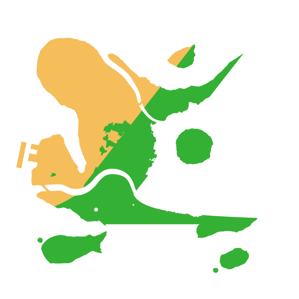 Biome Rust Map: Procedural Map, Size: 2300, Seed: 915270265