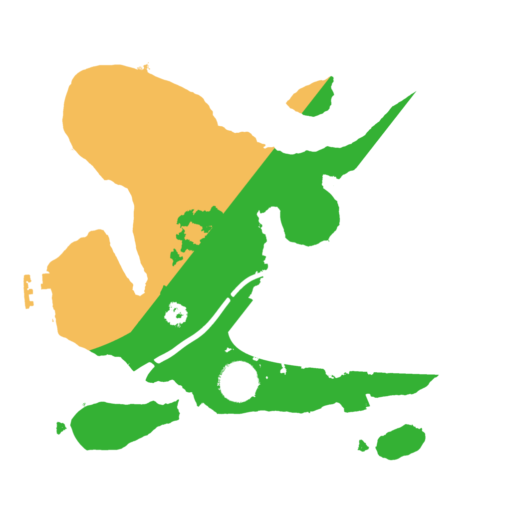 Biome Rust Map: Procedural Map, Size: 2300, Seed: 915270265