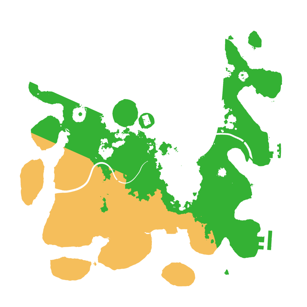 Biome Rust Map: Procedural Map, Size: 3200, Seed: 8778678