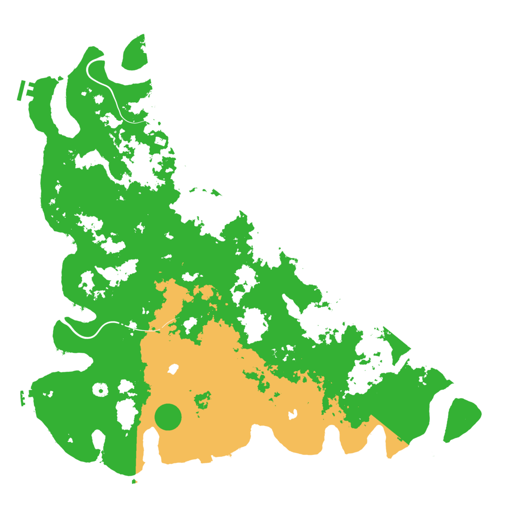 Biome Rust Map: Procedural Map, Size: 5000, Seed: 1063651351