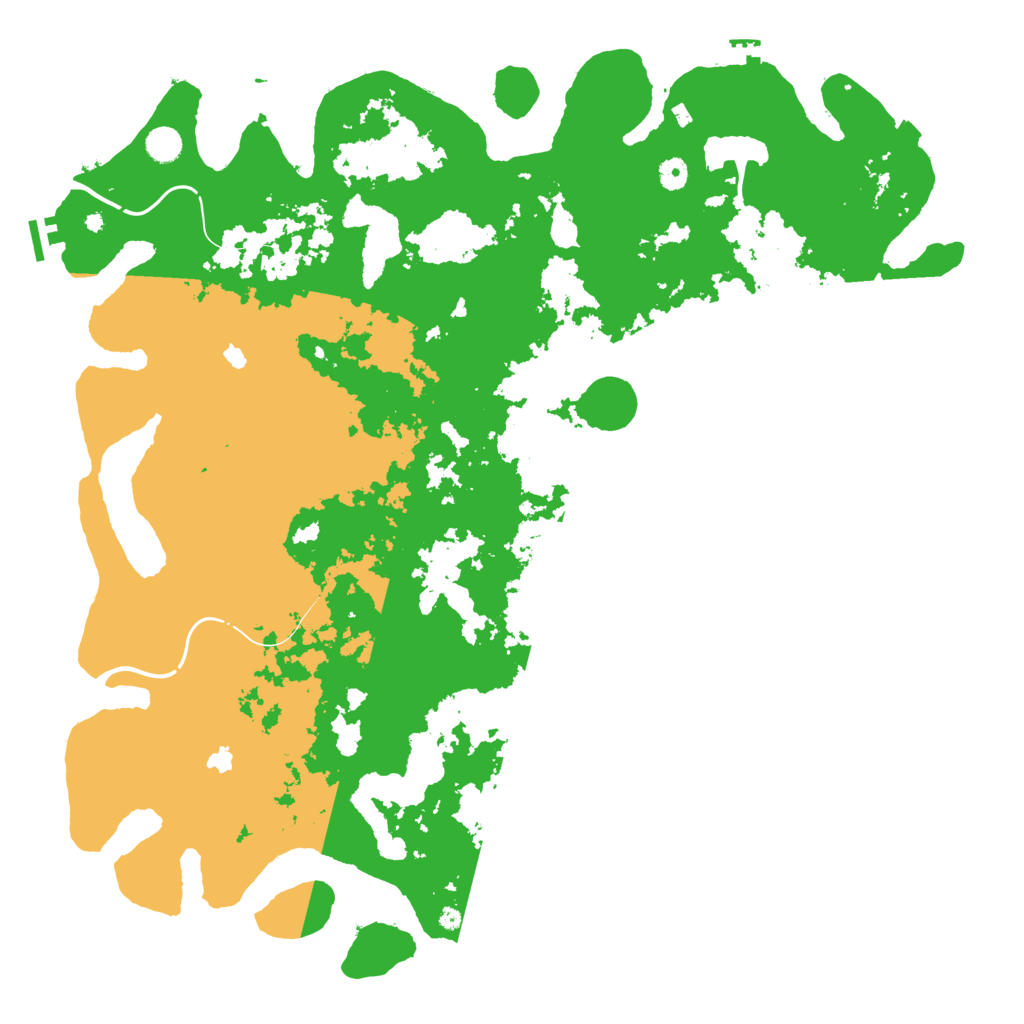 Biome Rust Map: Procedural Map, Size: 5000, Seed: 1831887460