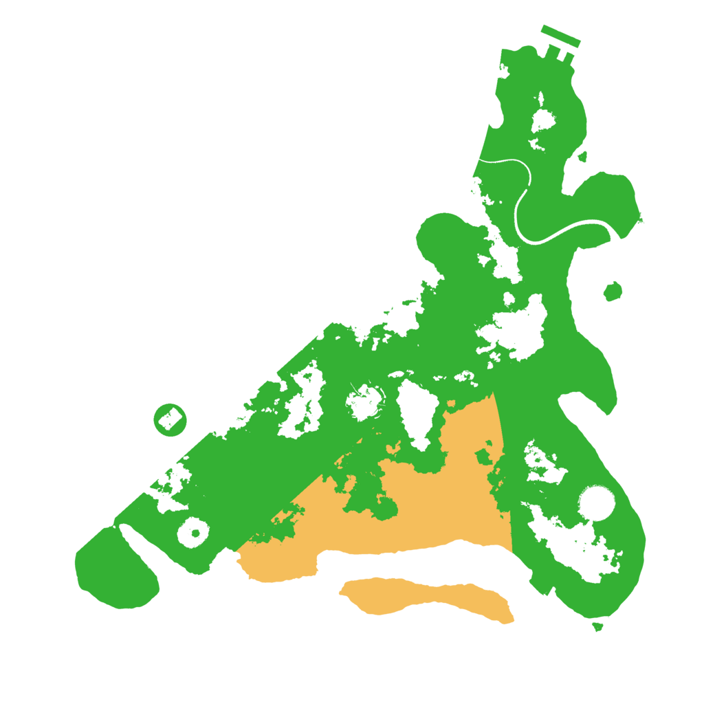 Biome Rust Map: Procedural Map, Size: 3500, Seed: 1133176932