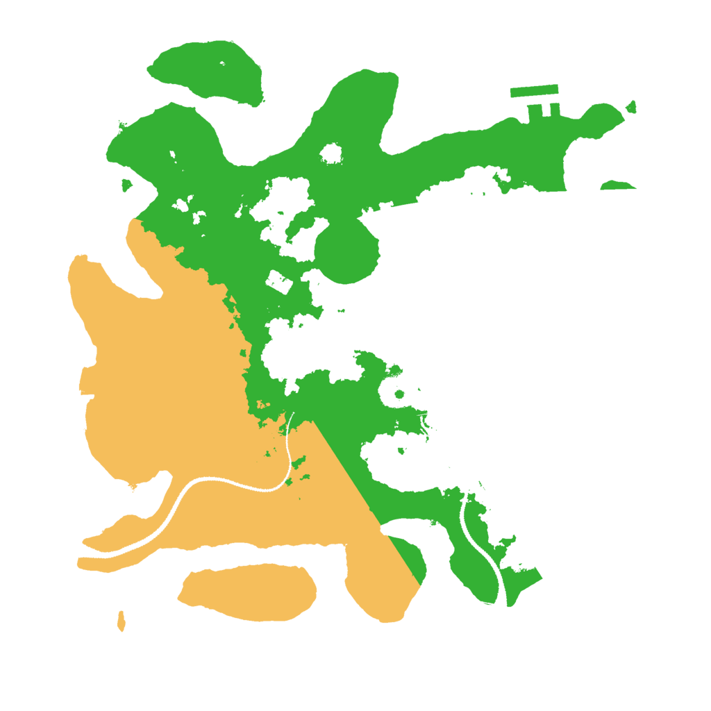 Biome Rust Map: Procedural Map, Size: 3000, Seed: 324422104