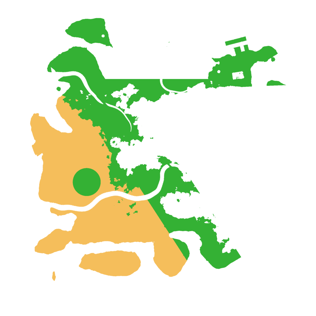 Biome Rust Map: Procedural Map, Size: 3000, Seed: 324422104