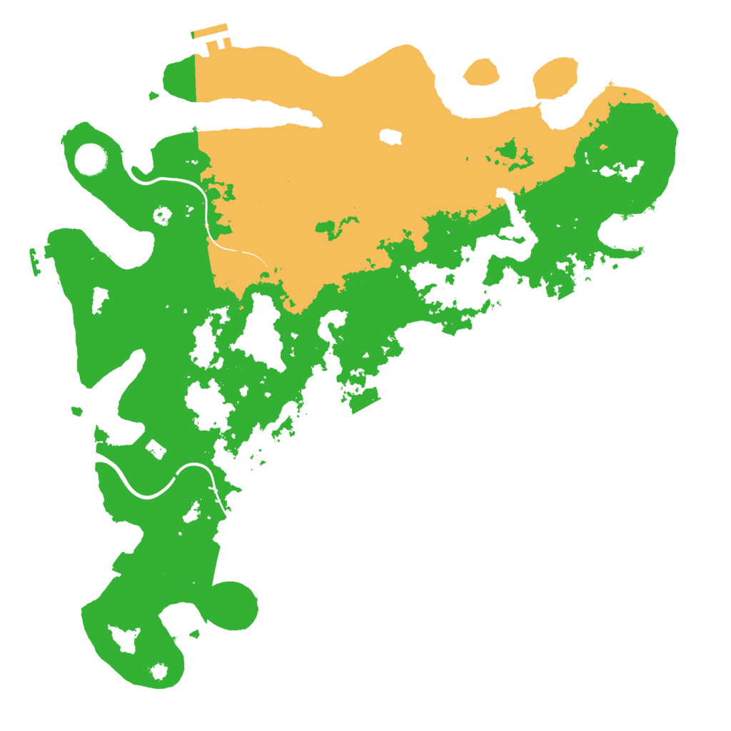 Biome Rust Map: Procedural Map, Size: 4000, Seed: 353114