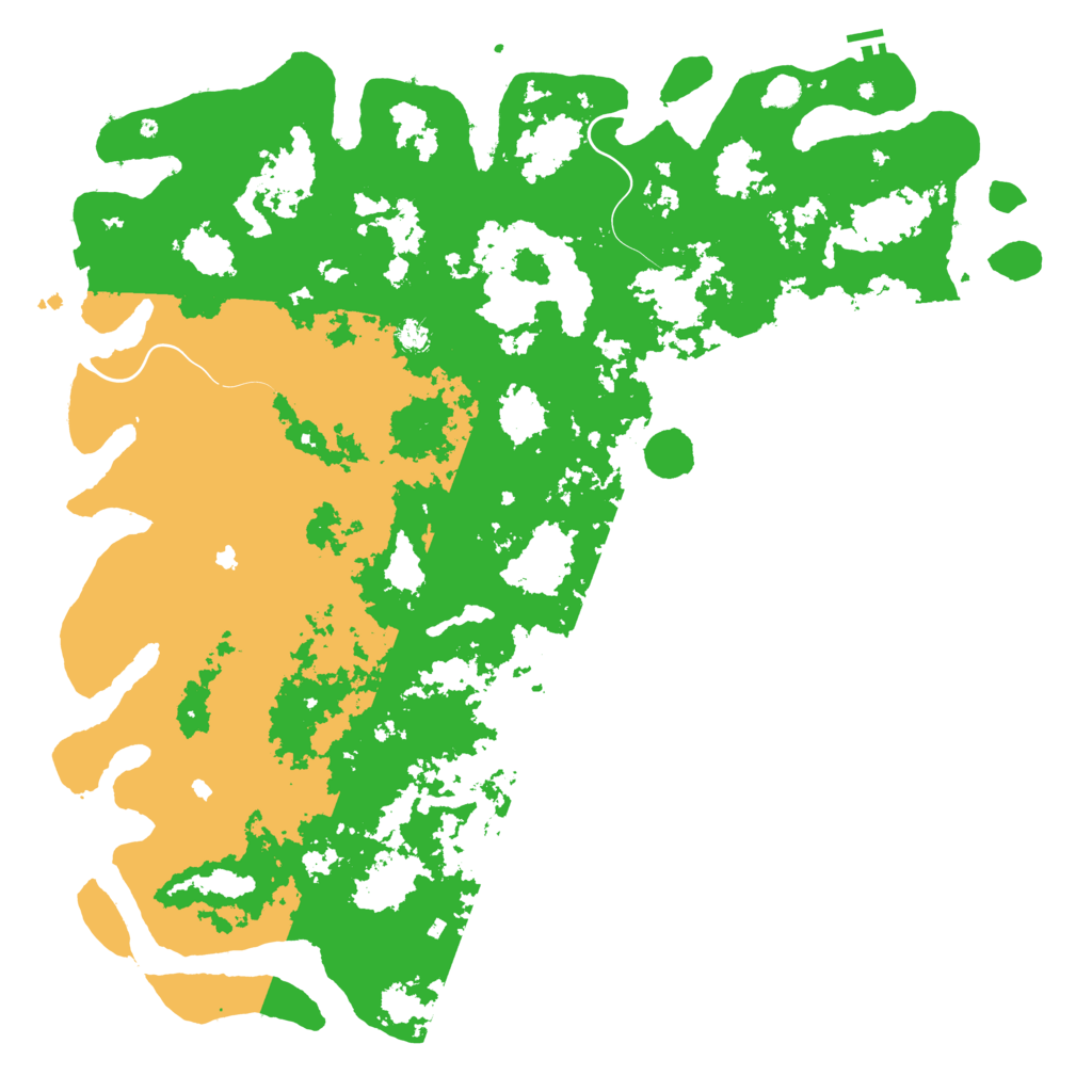 Biome Rust Map: Procedural Map, Size: 6000, Seed: 1943641636