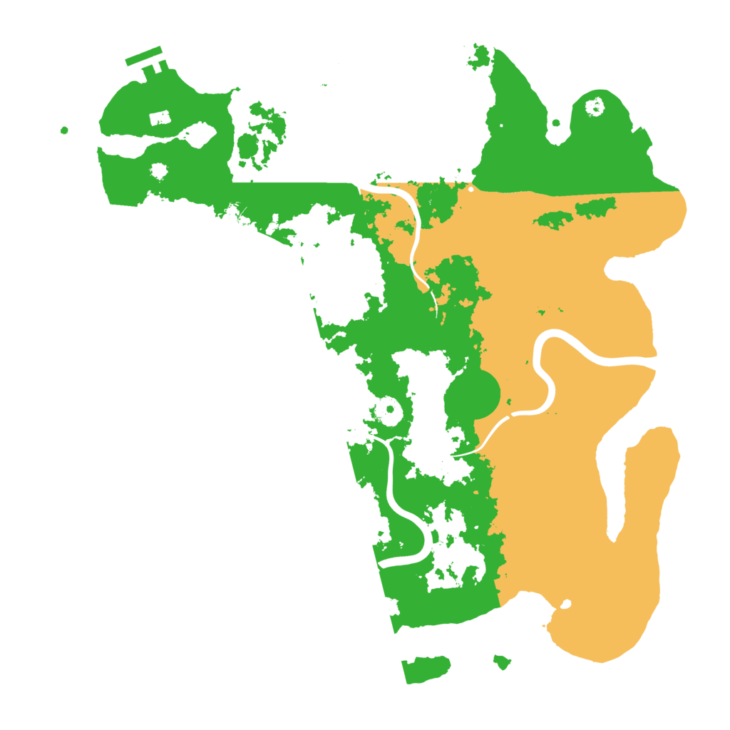 Biome Rust Map: Procedural Map, Size: 3900, Seed: 539487177