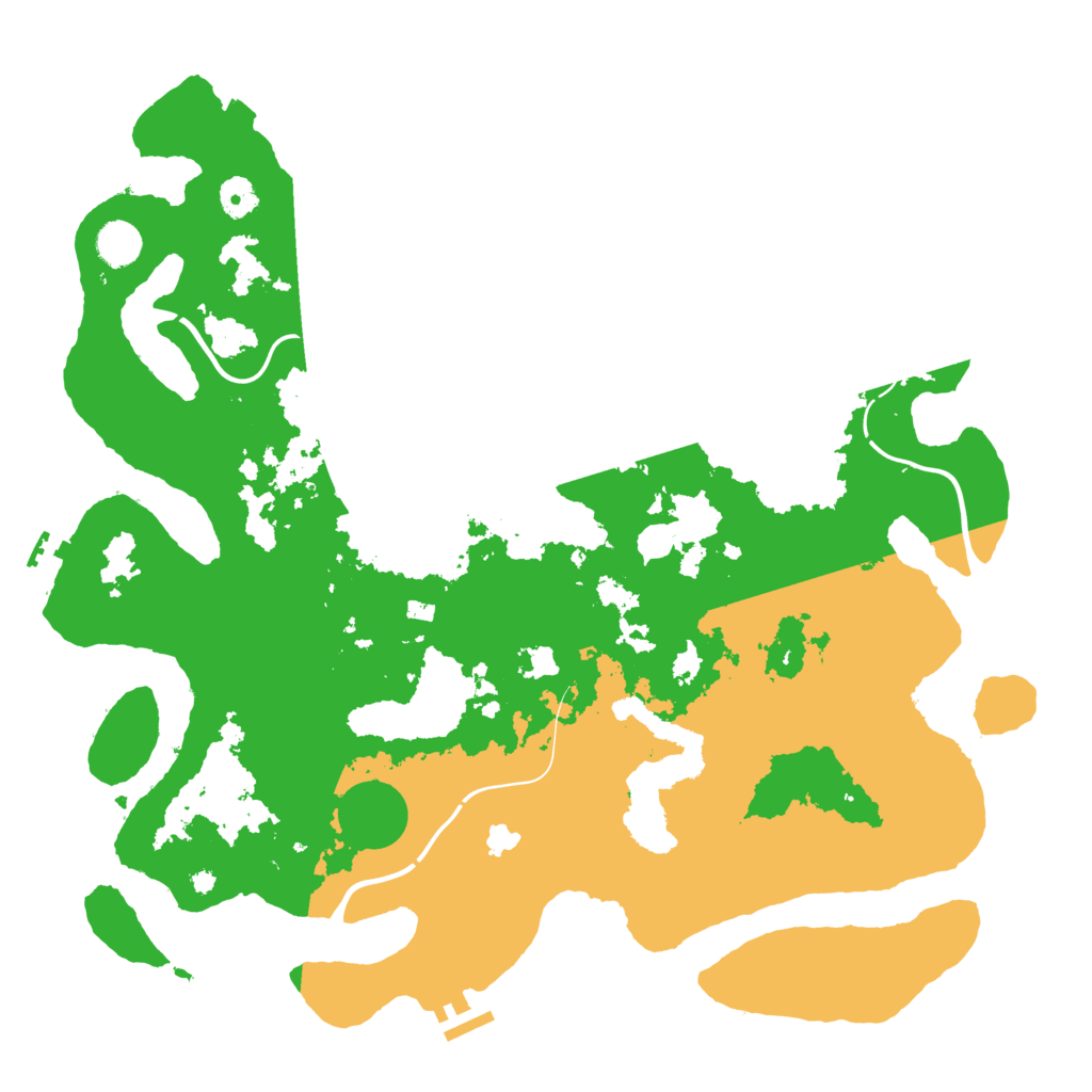 Biome Rust Map: Procedural Map, Size: 4255, Seed: 1298366540