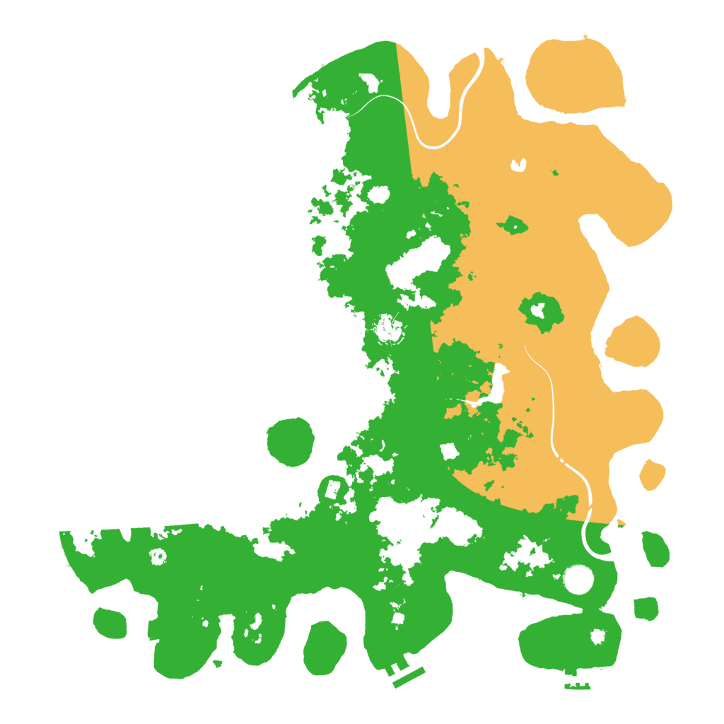 Biome Rust Map: Procedural Map, Size: 4250, Seed: 630633042