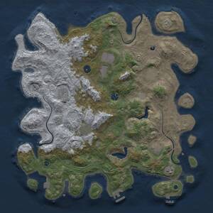 Thumbnail Rust Map: Procedural Map, Size: 4250, Seed: 630633042, 14 Monuments