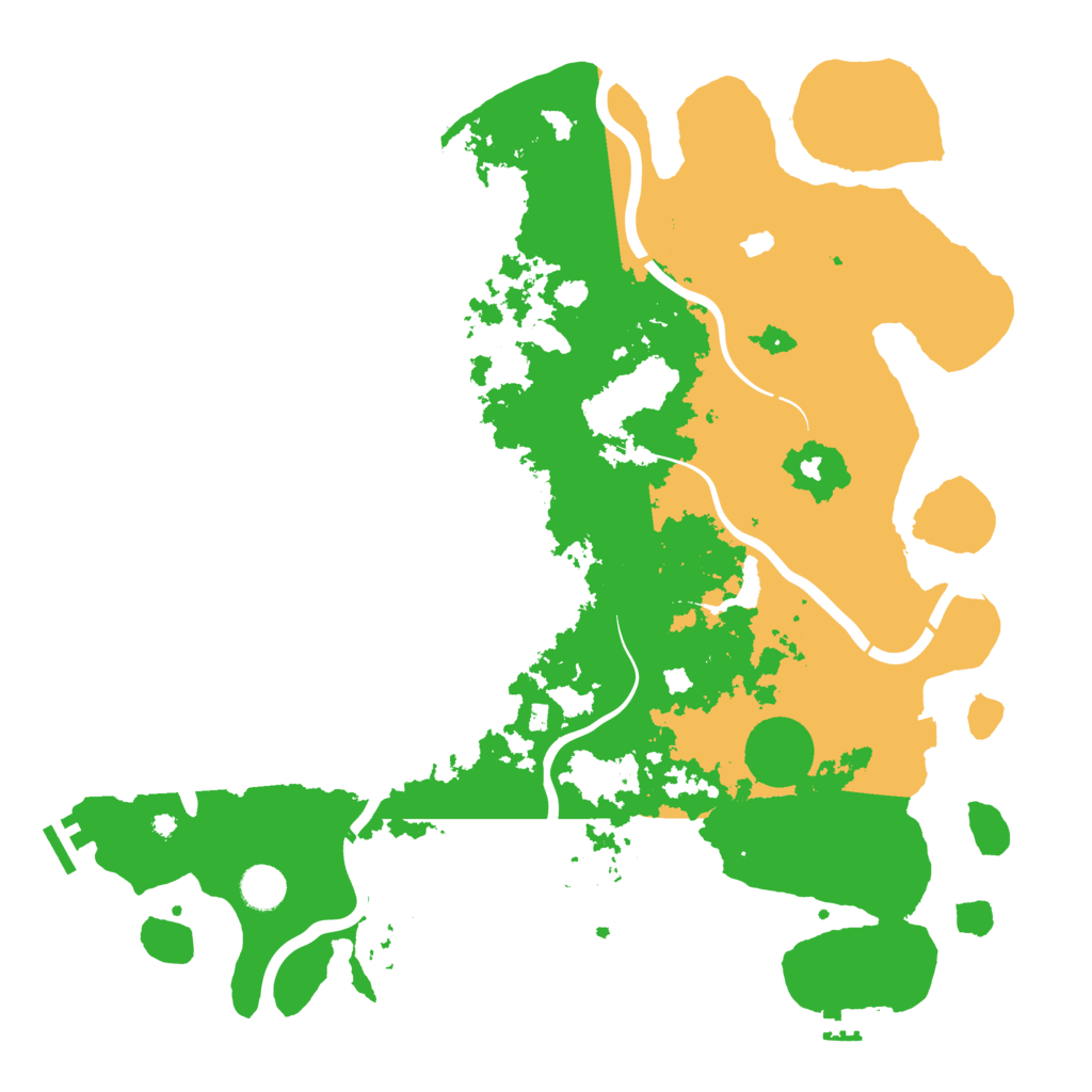 Biome Rust Map: Procedural Map, Size: 4250, Seed: 630633042