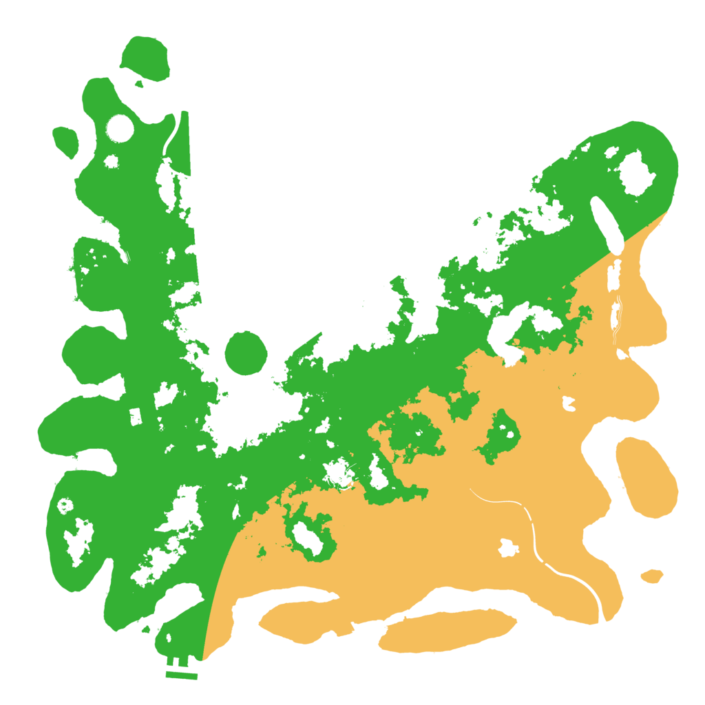 Biome Rust Map: Procedural Map, Size: 4500, Seed: 512111882