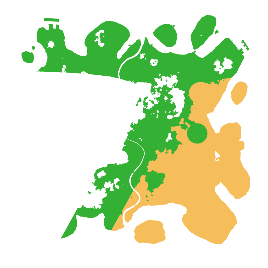 Biome Rust Map: Procedural Map, Size: 3500, Seed: 1725652619