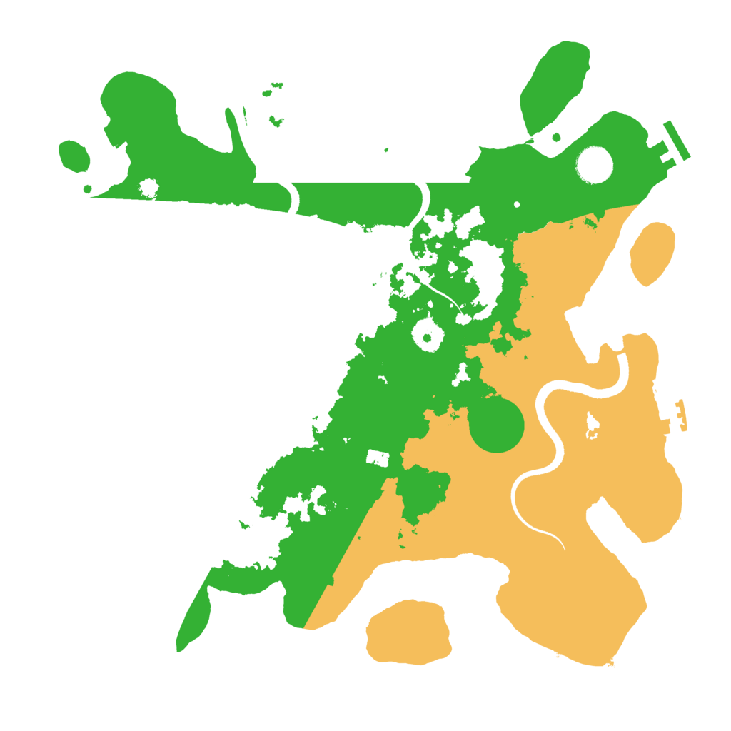 Biome Rust Map: Procedural Map, Size: 3500, Seed: 1725652619