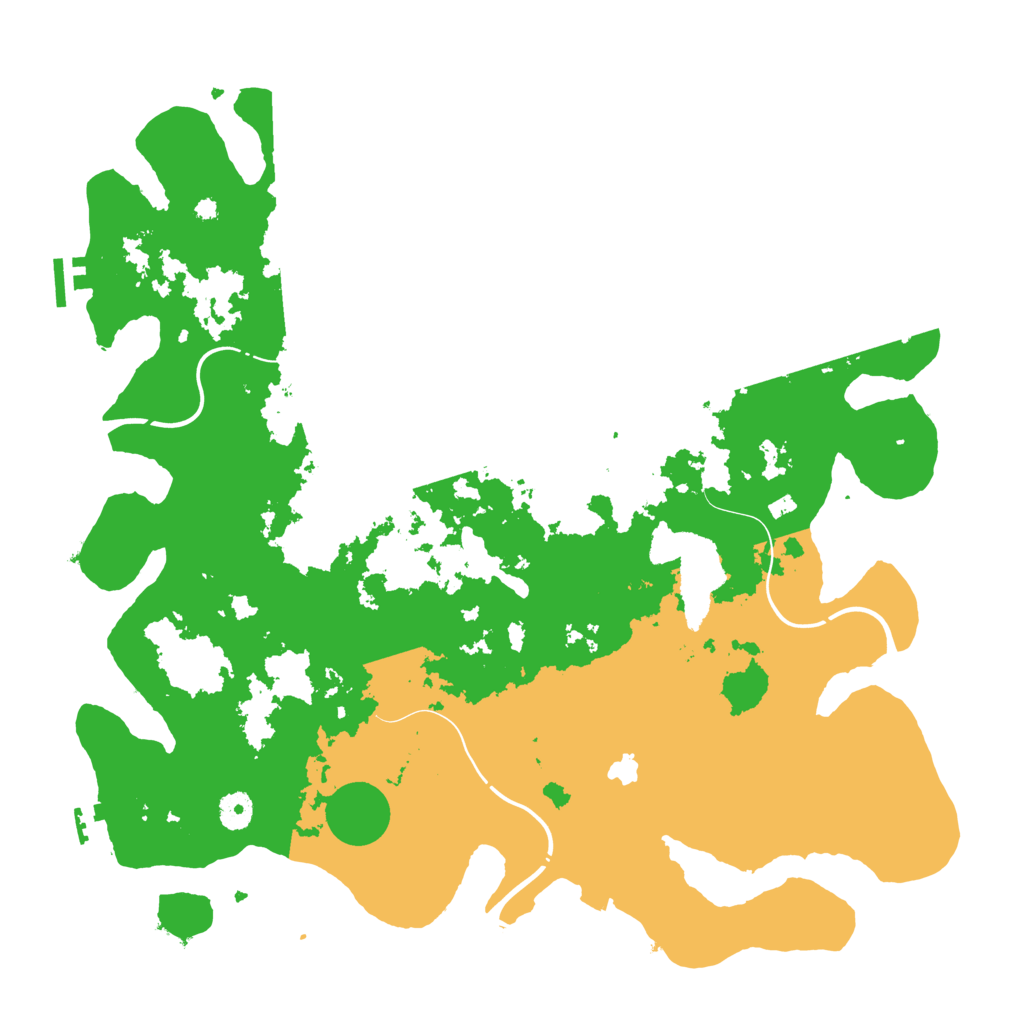 Biome Rust Map: Procedural Map, Size: 4250, Seed: 480538089