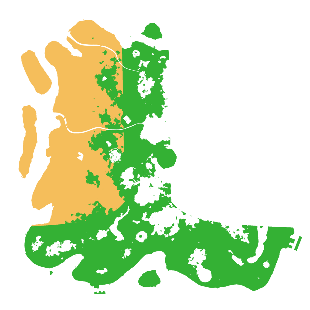 Biome Rust Map: Procedural Map, Size: 4250, Seed: 1298785638