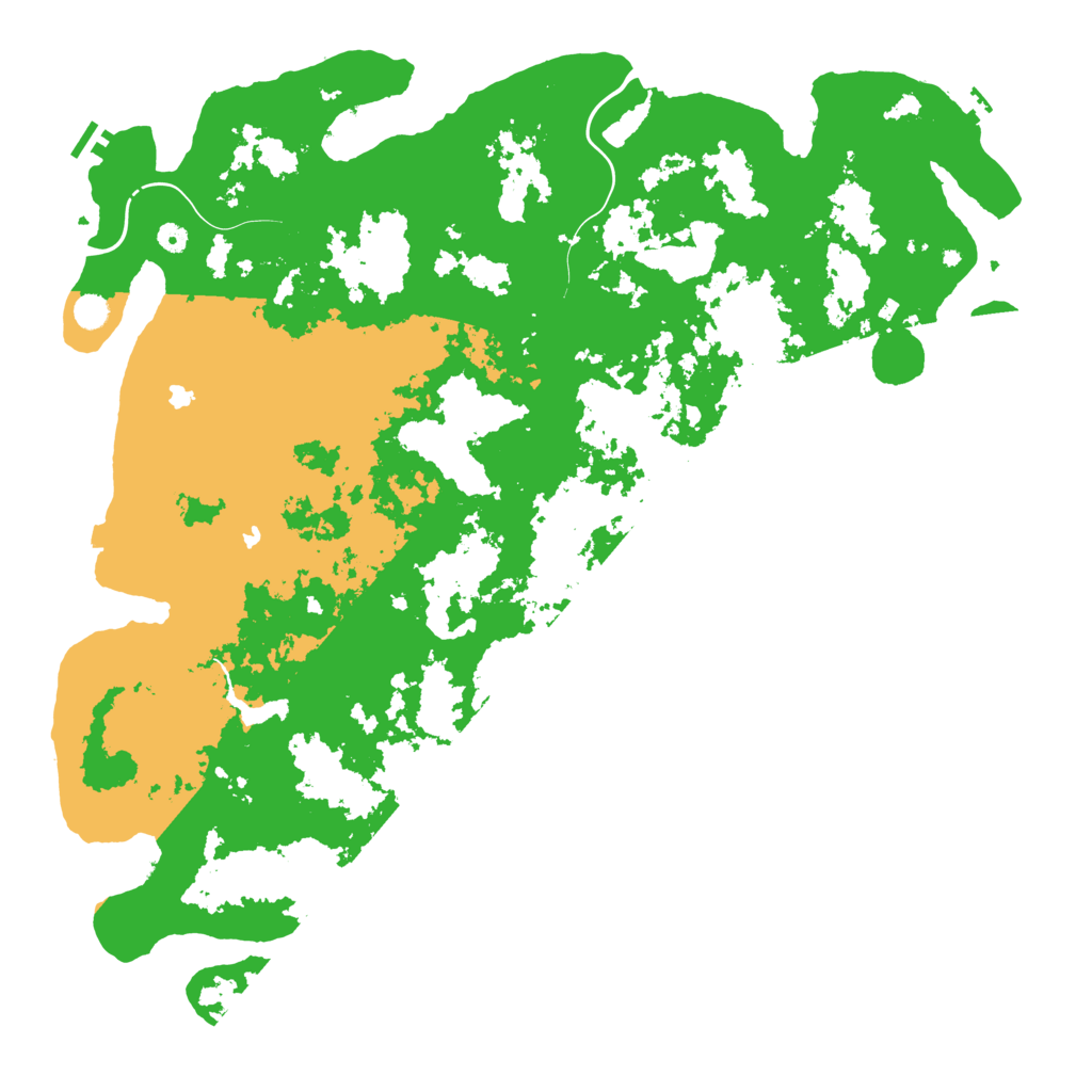 Biome Rust Map: Procedural Map, Size: 5500, Seed: 1932902660