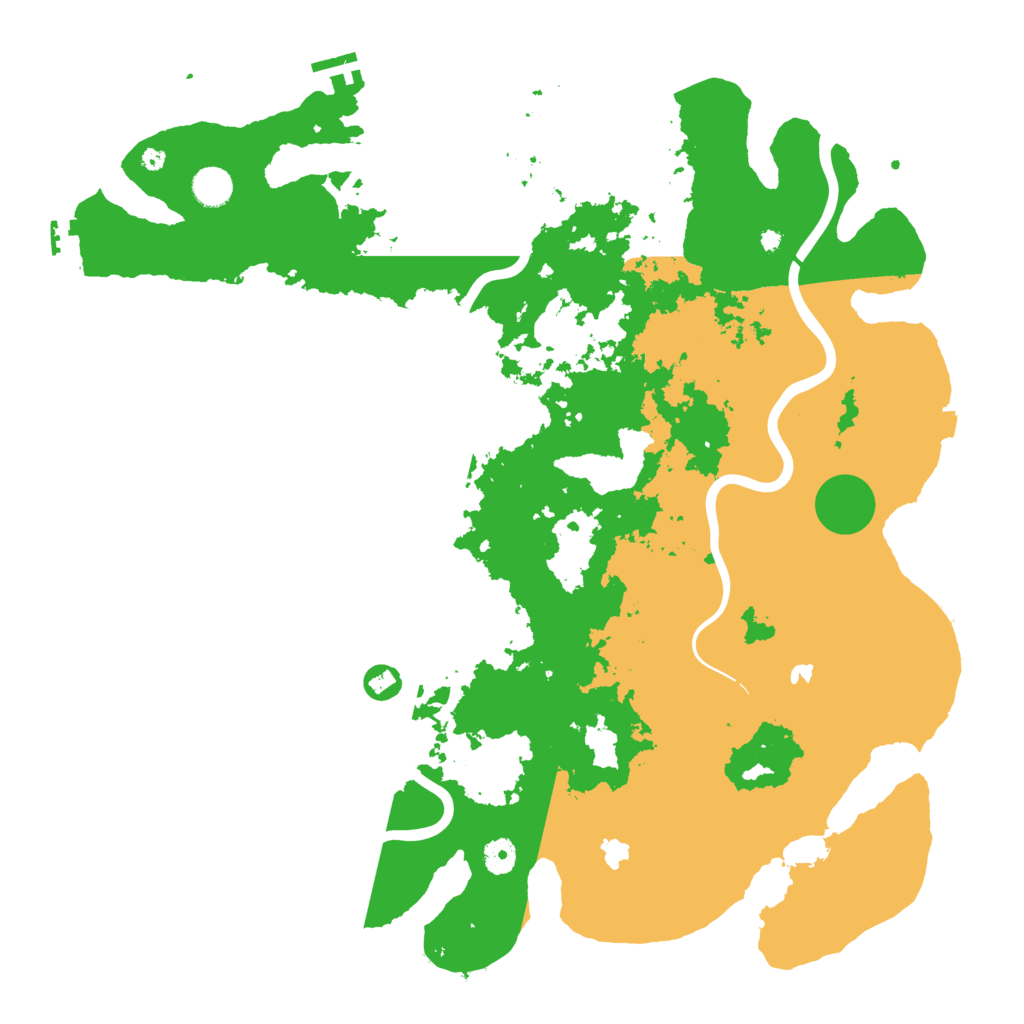 Biome Rust Map: Procedural Map, Size: 4500, Seed: 1941132009