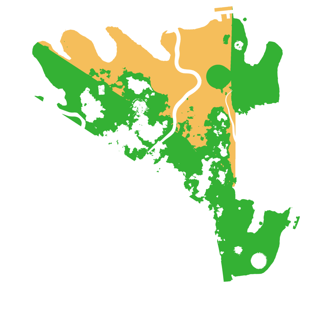 Biome Rust Map: Procedural Map, Size: 3500, Seed: 861023016