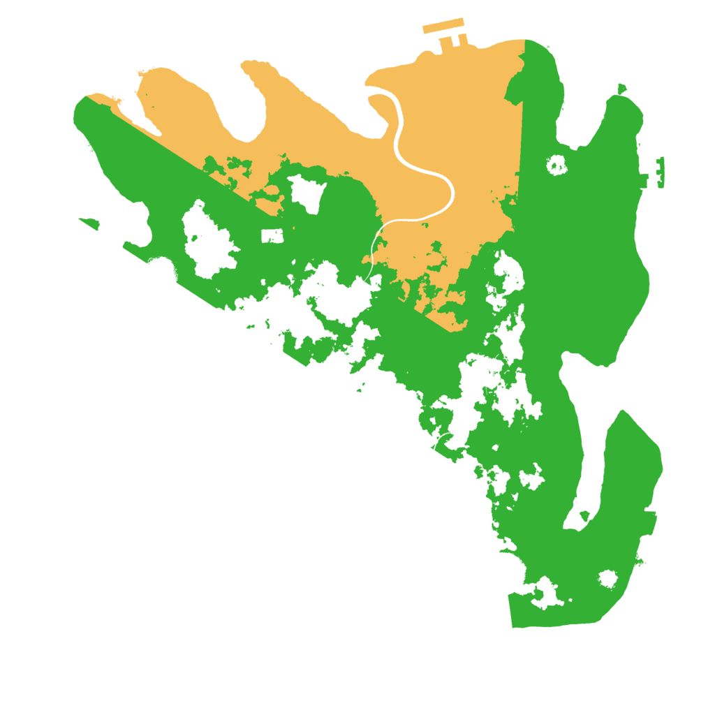 Biome Rust Map: Procedural Map, Size: 3500, Seed: 861023016