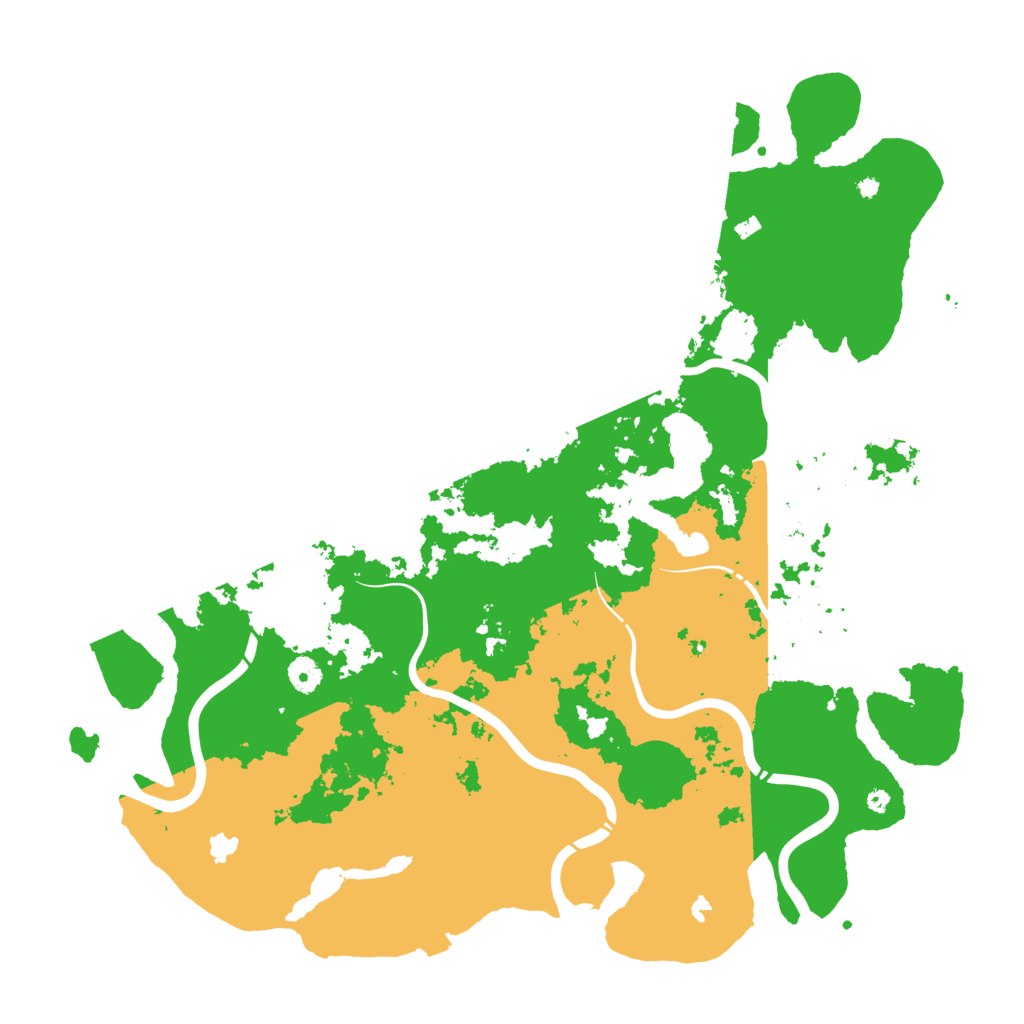 Biome Rust Map: Procedural Map, Size: 4500, Seed: 496135626