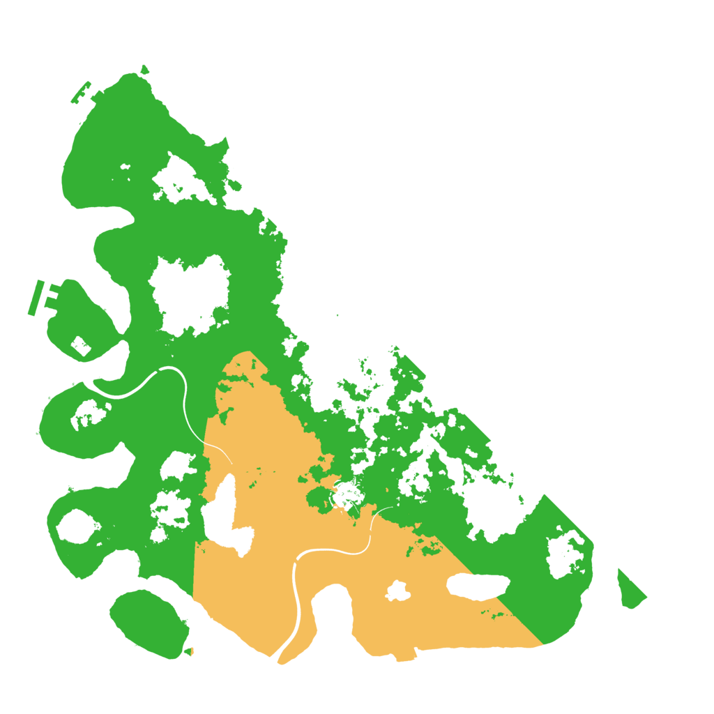 Biome Rust Map: Procedural Map, Size: 4000, Seed: 674589
