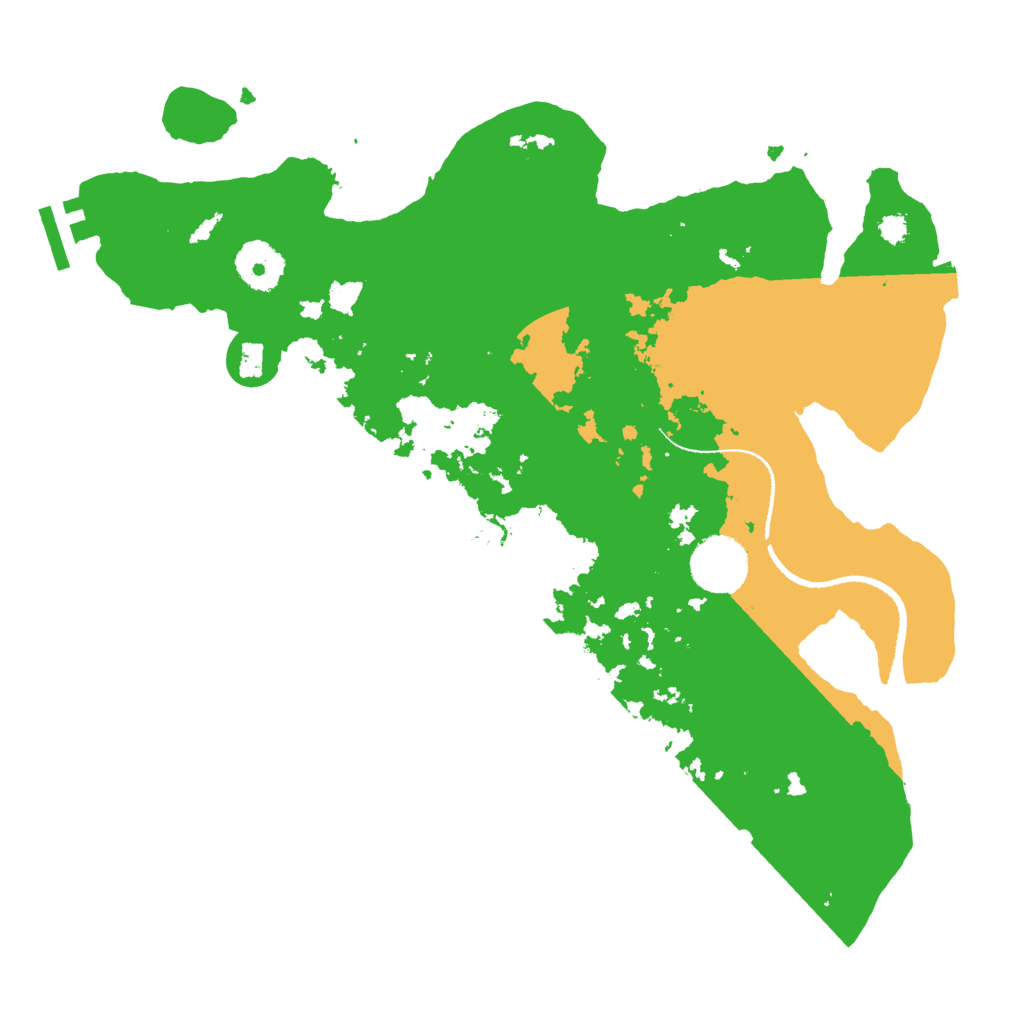 Biome Rust Map: Procedural Map, Size: 3200, Seed: 1032793635