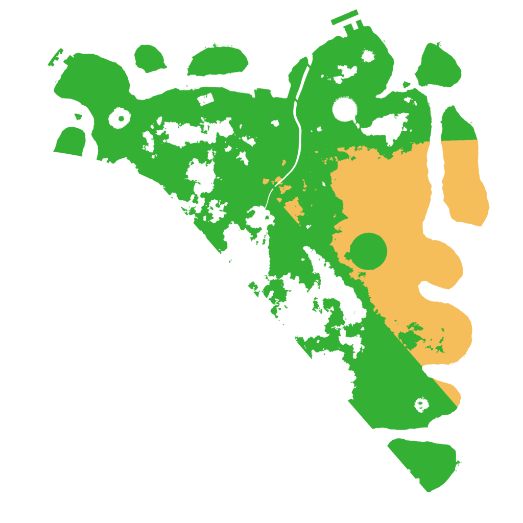 Biome Rust Map: Procedural Map, Size: 3750, Seed: 718406279