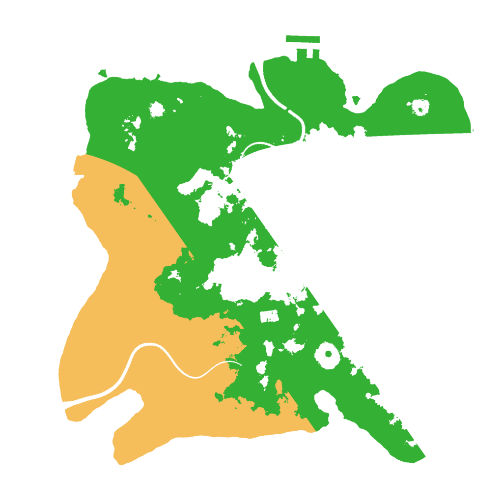 Biome Rust Map: Procedural Map, Size: 3000, Seed: 1166759875