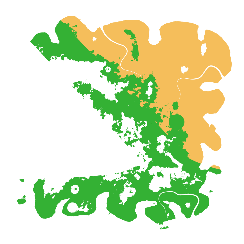Biome Rust Map: Procedural Map, Size: 4200, Seed: 654335