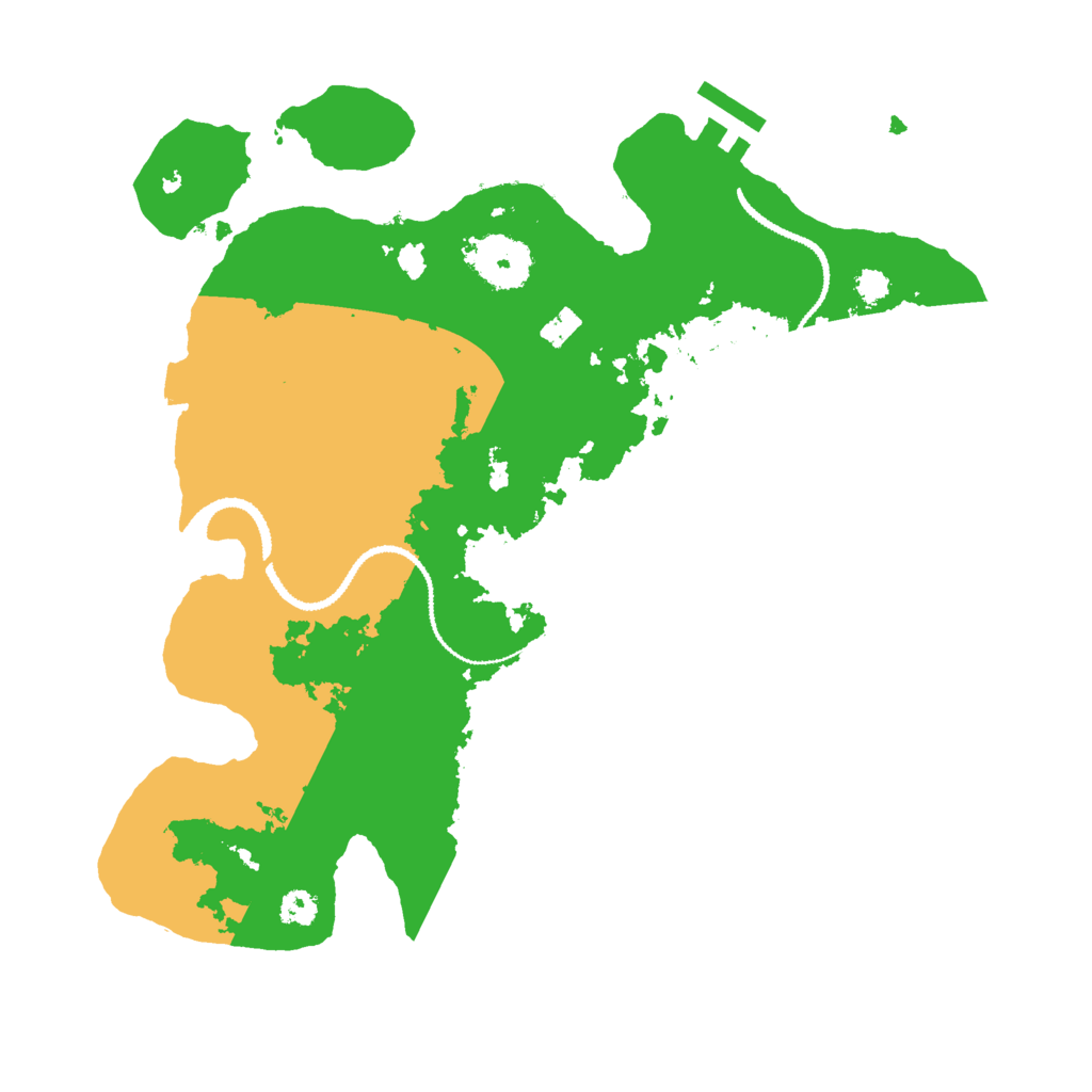 Biome Rust Map: Procedural Map, Size: 3000, Seed: 435326