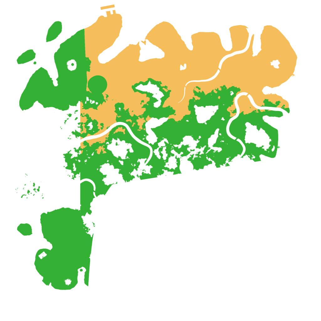 Biome Rust Map: Procedural Map, Size: 4600, Seed: 904444444