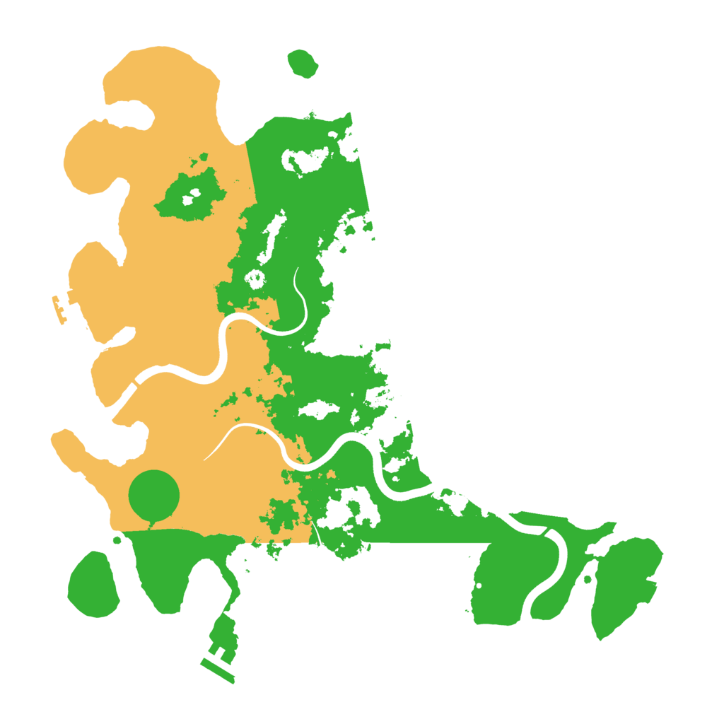 Biome Rust Map: Procedural Map, Size: 3750, Seed: 1123165174