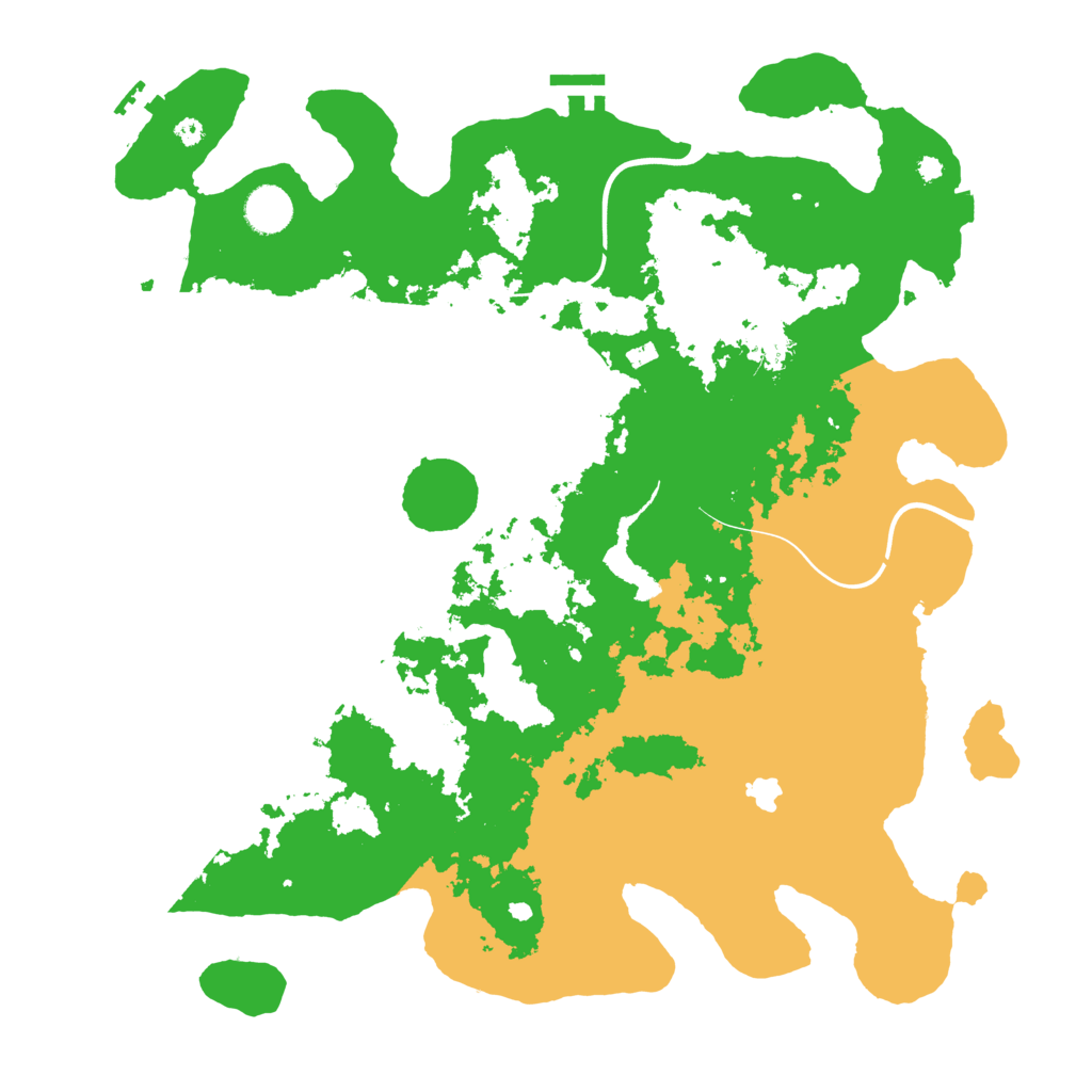 Biome Rust Map: Procedural Map, Size: 4000, Seed: 1410584986