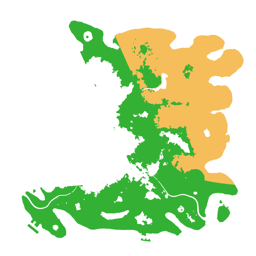 Biome Rust Map: Procedural Map, Size: 4000, Seed: 523946313