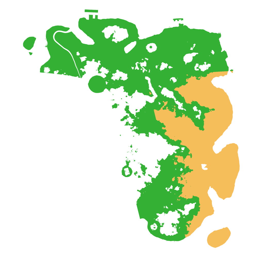 Biome Rust Map: Procedural Map, Size: 4000, Seed: 949179245