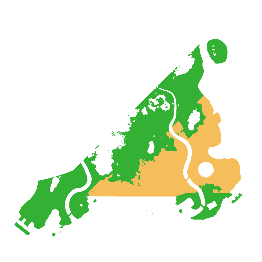 Biome Rust Map: Procedural Map, Size: 3000, Seed: 5653