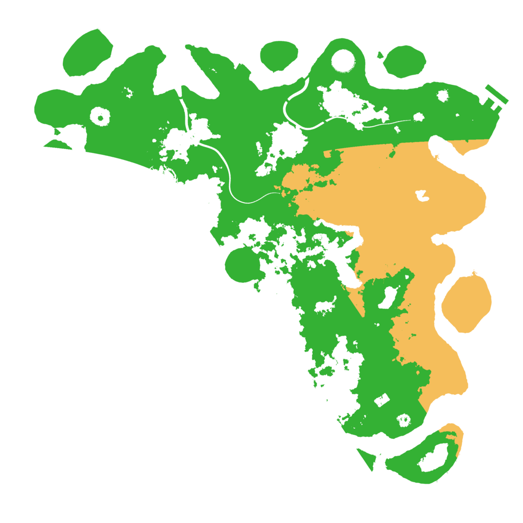 Biome Rust Map: Procedural Map, Size: 4000, Seed: 332211