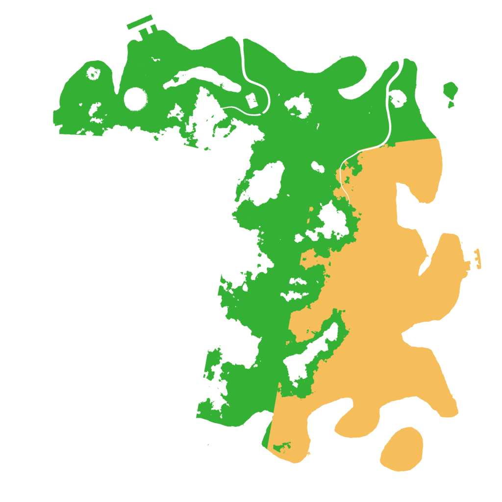 Biome Rust Map: Procedural Map, Size: 3800, Seed: 830403420