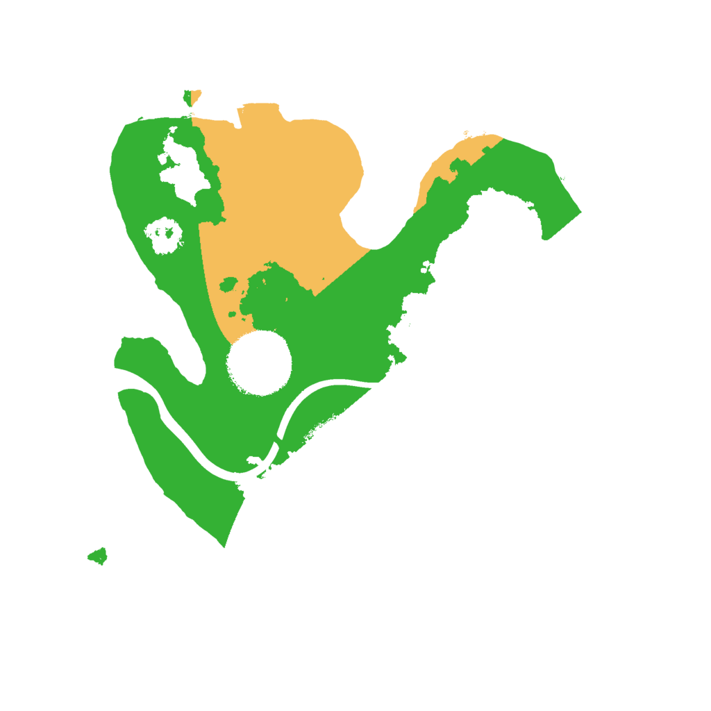 Biome Rust Map: Procedural Map, Size: 2000, Seed: 542740651